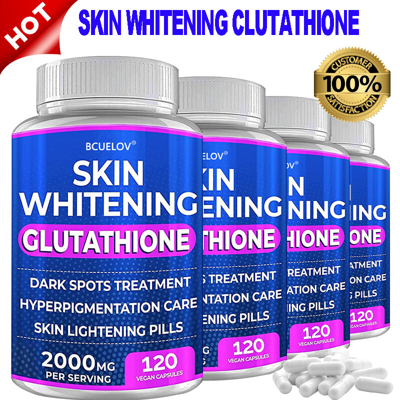 SKIN WHITENING GLUTATHIONE 2000mg Per Serve Hair, Skin & Nail Health capsules