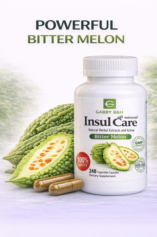 Insul Care Bitter Melon 500mg 240 Capsules Blood Sugar Support 10X Concentrated gallery