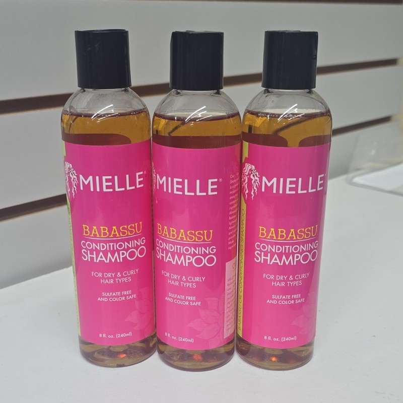 Mielle Babassu Conditioning Shampoo Sulfate-Free Color Safe 8fl oz 3pk (On Sale)