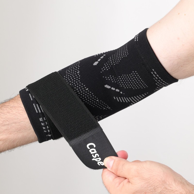 Caspe 2-Pack Elbow Sleeve Brace Wrap Adjustable Support Arm Arthritis Tendonitis gallery