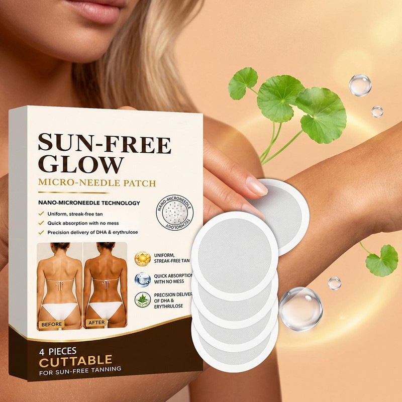 Sun-Free Glow Micro-Needle Tanning Patch – Face & Body, Streak-Free Tan gallery