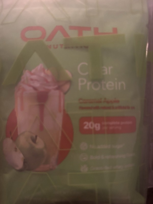 Oath Nutrition Caramel Apple Protein Powder 20 Grams 5 Servings Pack of 1