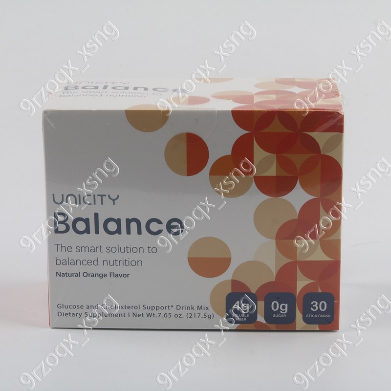UNICITY Balance Cholesterol Support Drink Mix 30 Stick Pack (ORANGE) Exp 11/2027