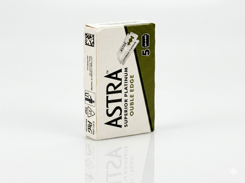 100 ASTRA Superior Platinum Double Edge Shaving Blades Old Stock Made in Russia gallery