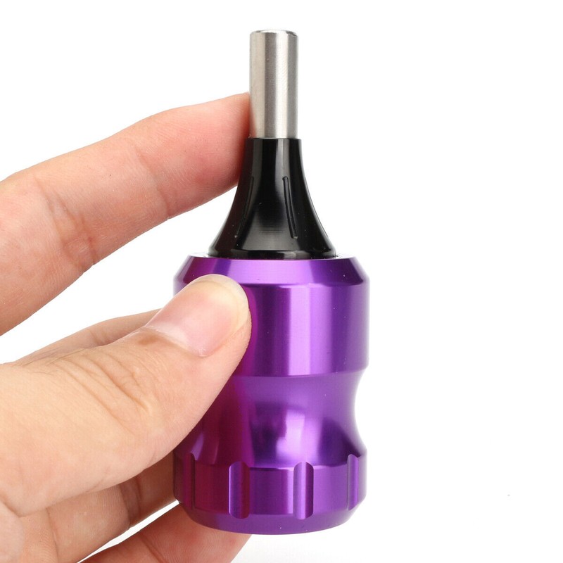 For Rotary Tattoo Machine 32mm*80mm Tattoo Cartridge Grip Aluminum Adjustable US gallery