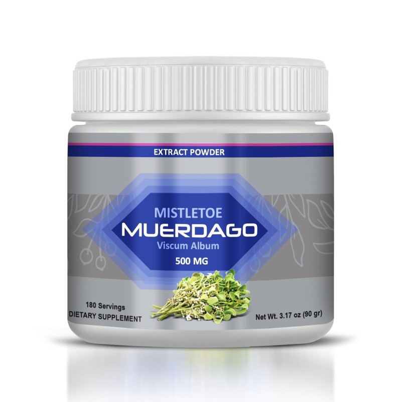 MISTLETOE 100% NATURAL POWDER EXTRACT 180 SERVINGS FOR 60 DAYS IMMUNO SUPPORT