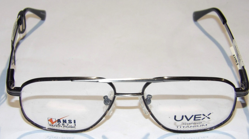 NEW UVEX TITMUS EXT2 Z87.1 TITANIUM SAFETY GLASSES/EYEGLASSES! JAPAN! 56[]16 145