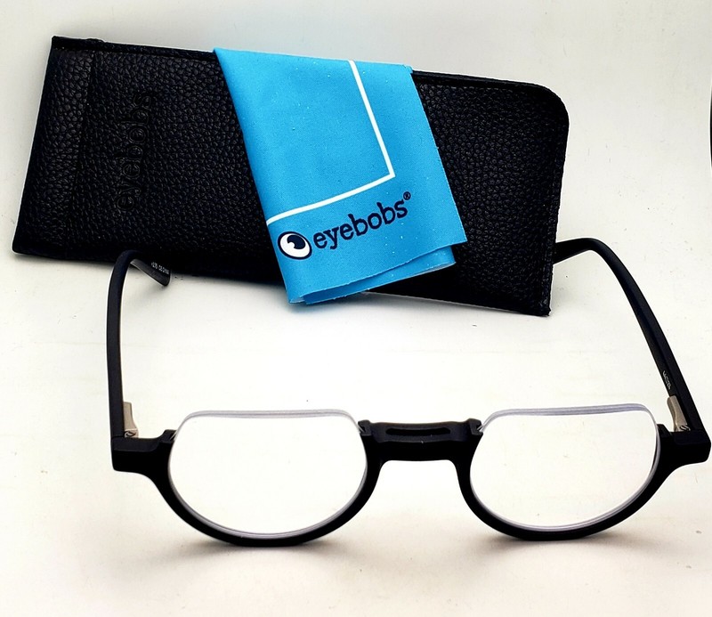 New Readers EYEBOBS Eyeglasses REALLY? 2743 00 +3.00 44-23 Matte Black Frames gallery