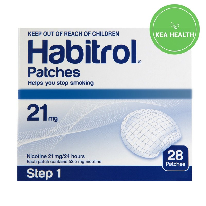 Habitrol Nicotine Patch STEP 1 – 21mg – 28 patches – 1 box – QUIT Smoking Now