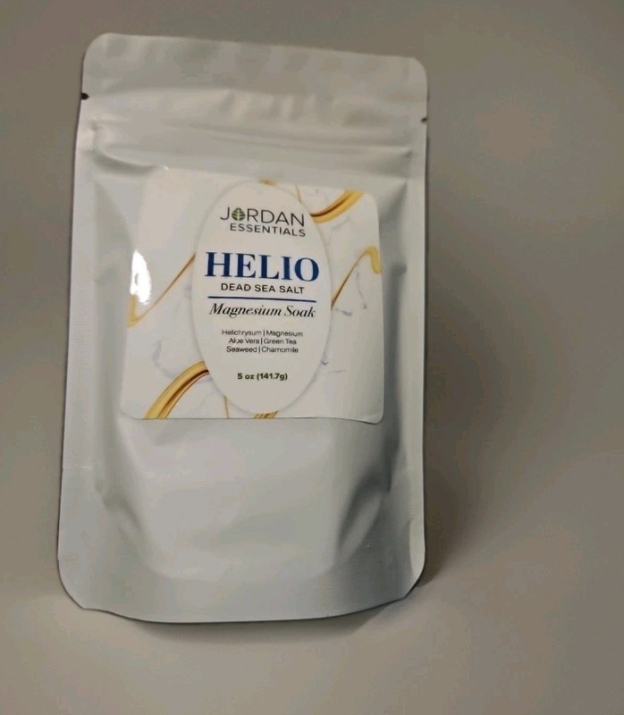Jordan Essentials HELIO Dead Sea Salt Magnesium Soak, 5 Oz. New / Sealed Limited gallery