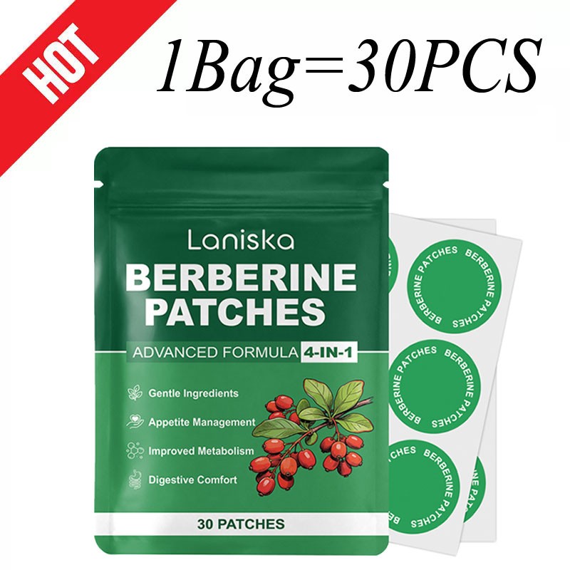 30~150pcs Berberine Patches Weight-loss 1 Month Supply~HOT US