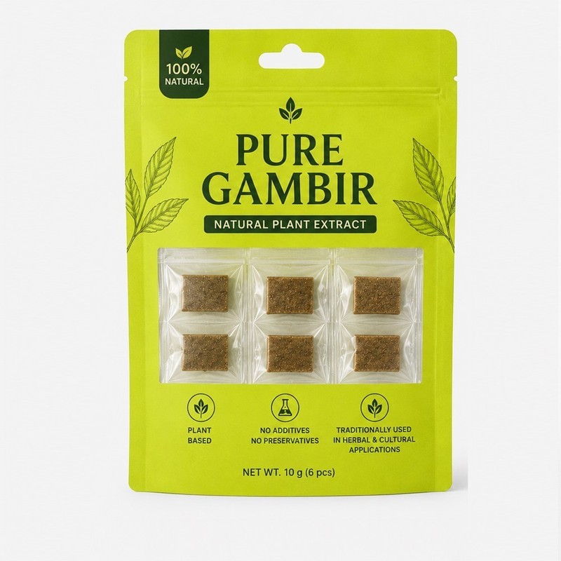 6 Pcs Pure Gambir Sarawak Men Sex Delay Natural Enhance Prolong (Free Ship)