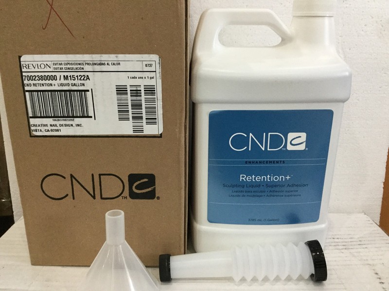 CND Retention+ Sculpting Liquid 1 Gallon / 3785 mL / 128 oz Superior Adhesion