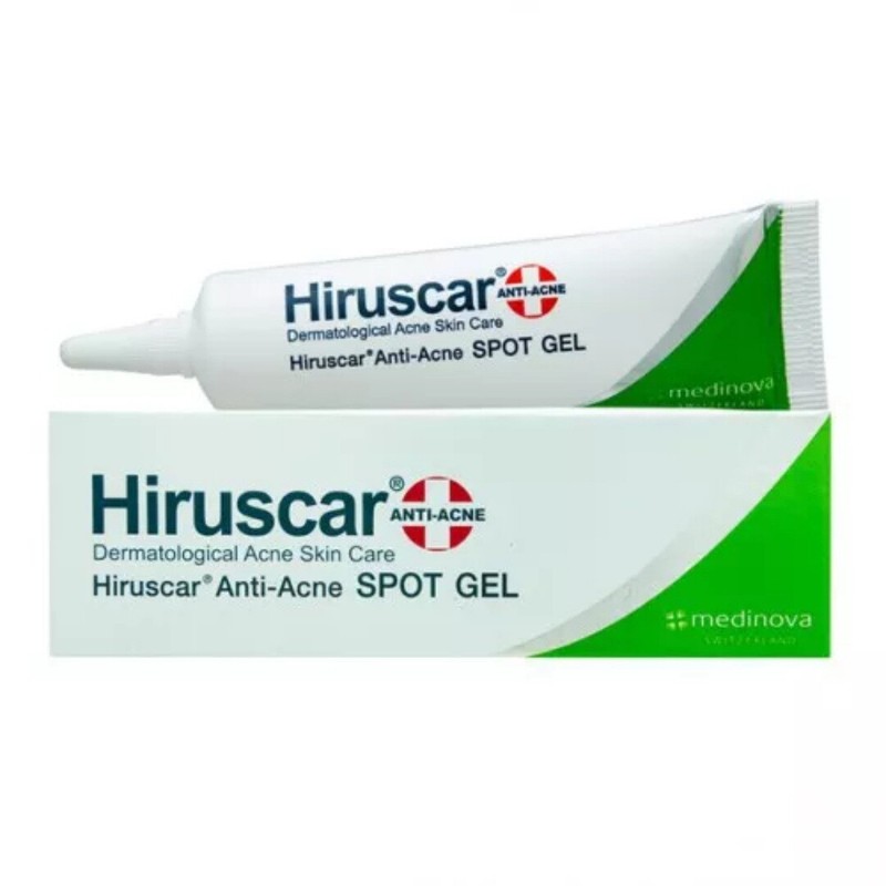 2x Hiruscar Dermatological Anti-Acne Pimple Spot Gel 10g.