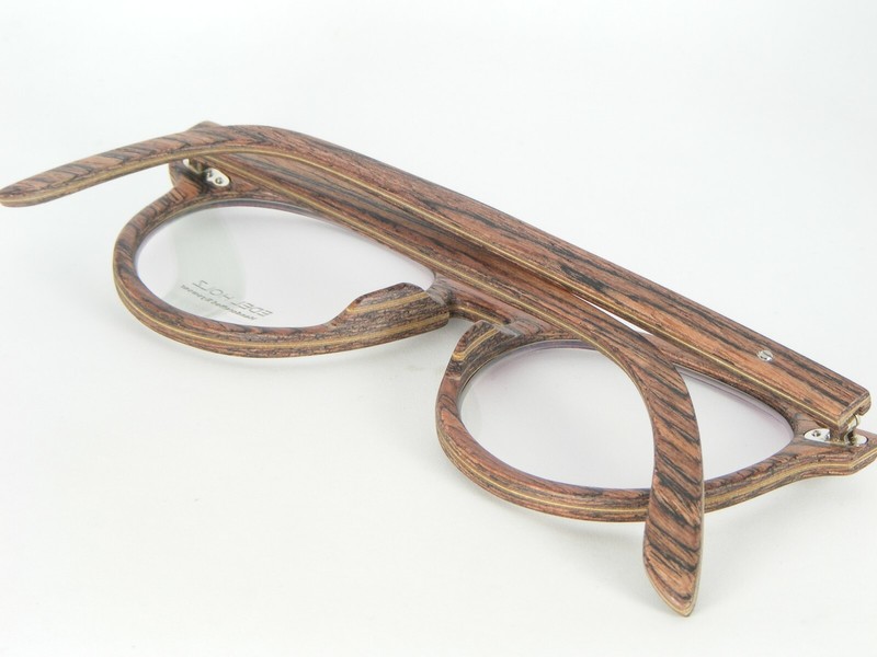 EDEL HOLZ Handcrafted Eyewear Mod C-M PAL WOODEN ECO EYEGLASSES WOOD 48-17-148mm gallery