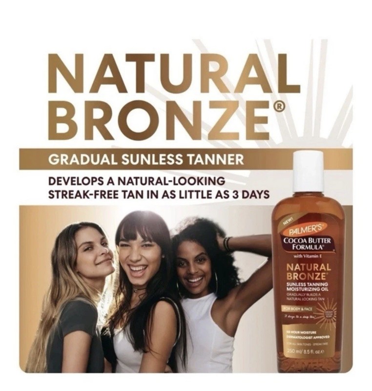 Palmers Cocoa Butter Formula Natural Bronze Sunless Tanning Oil ~ Nina Pool Rec gallery