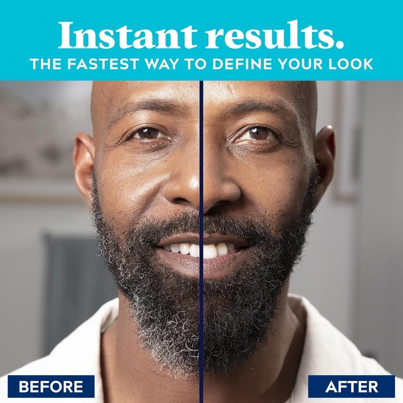 Up to 30 Applications of 1-Day Beard & Brow Color - Black, Fills Patchy Areas gallery