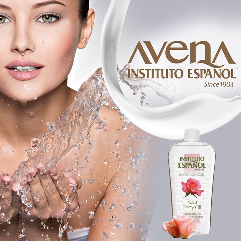 INSTITUTO ESPANOL ROSA BODY OIL, 2 PACKS, MADE IN SPAIN, FREE SHIPPING gallery