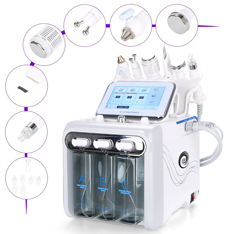 6 in 1 Hydro Dermabrasion Machine Facial Cleansing Care Exfoliation Spa for Home