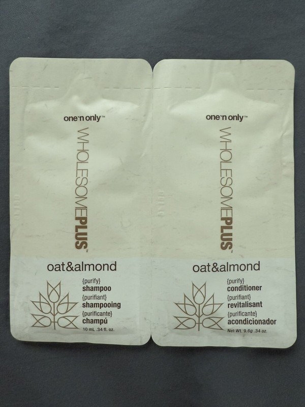 24 Pairs One ‘n Only Wholesome Plus Oat & Almond Shampoo & Cond Single Use Packs