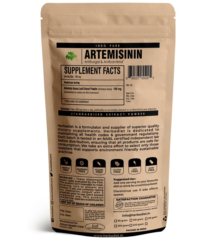 Artemisia Annua Extract 99% Artemisinin Powder - Anti-bacterial & Anti-fungal gallery