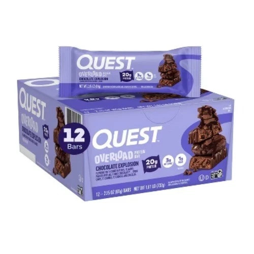 Quest Nutrition Overload Protein Bar – Chocolate Explosion