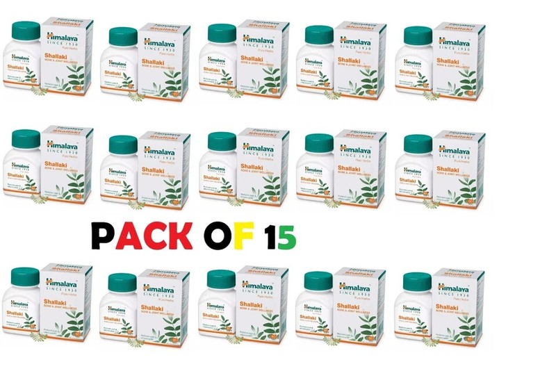 🌿 Himalaya Shallaki – 60 Tablets Each | Pack of 15 | Expiry 03-2027 |