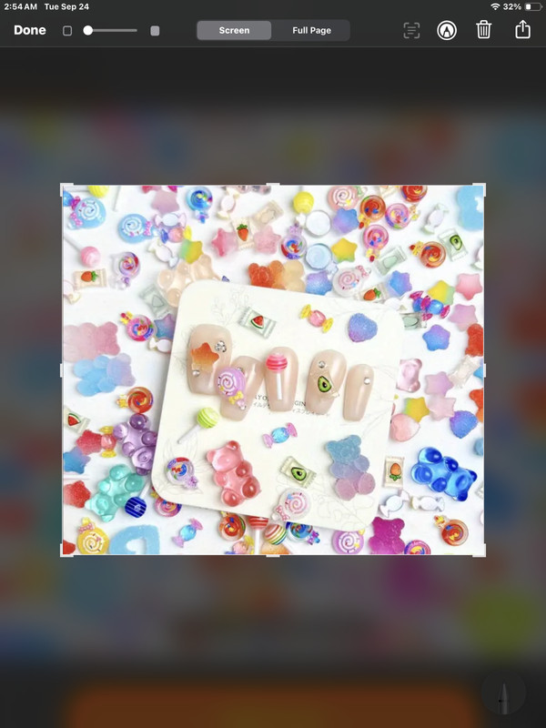 10pcs/bag 3D Nail Charms Candy Random Mixed Resin For Acrylic Nail Art lot gallery