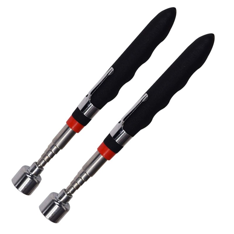 2PCS Telescoping Magnetic Pick Up Tool Extendable 31″ 20 lb Telescopic Magnet…