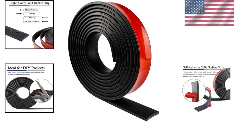 Flexible Neoprene Sheet - Adhesive Backing 20 Feet gallery
