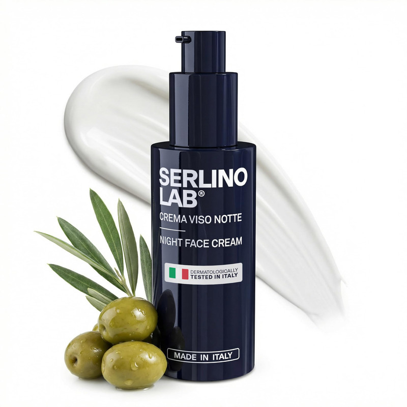 Omnis Uomo Serlinolab Night Face Cream For Men Anti-Aging Moisturizer Retinol