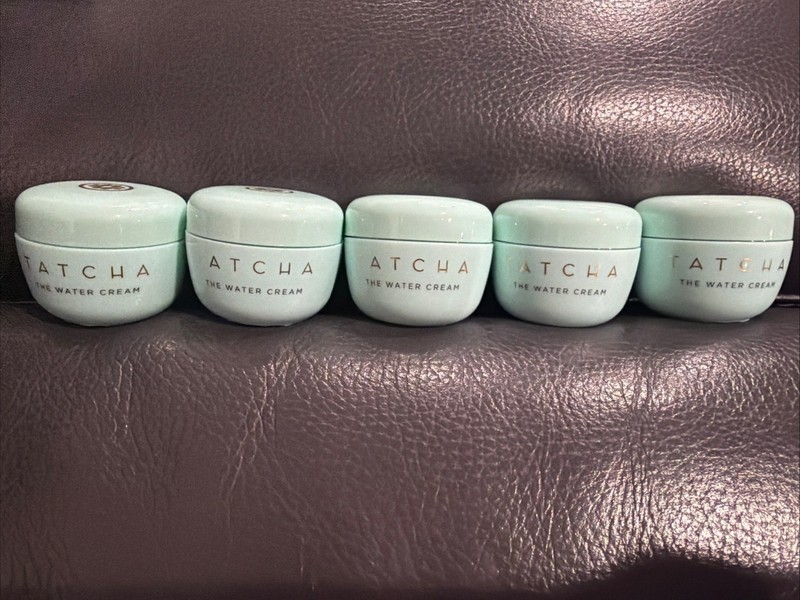 Tatcha The Water Cream Japanese Skin Care – 5 Pack 10 ml / 0.34 fl. oz. each