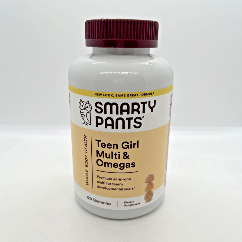 SmartyPants Teen Girl Complete Multivitamin Gummies 120 Count Exp 06/2026