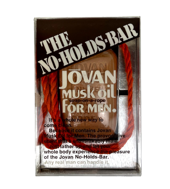 VTG 1970s Jovan Musk Oil For Men Soap On A Rope 7oz in Box – NOS Rare