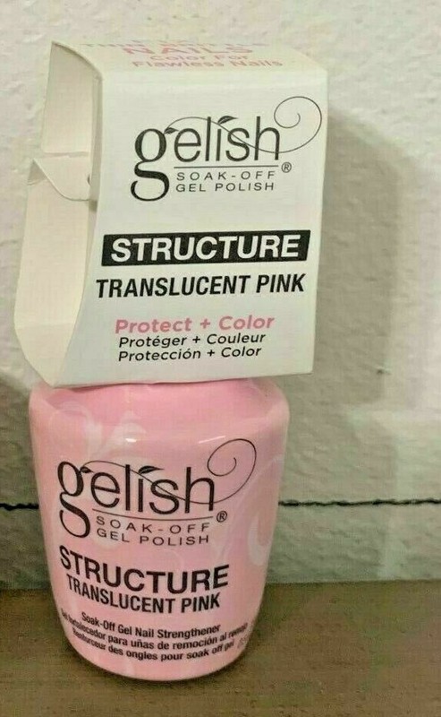 Harmony Gelish UV Gel Polish Structure Gel «TRANSLUCENT PINK» 0.5oz *BRAND NEW*