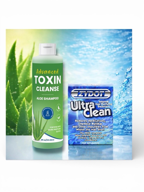 Advanced Toxin Cleanse Shampoo w/ Zydot Ultra Clean Pass Hair Follicle Test Fast