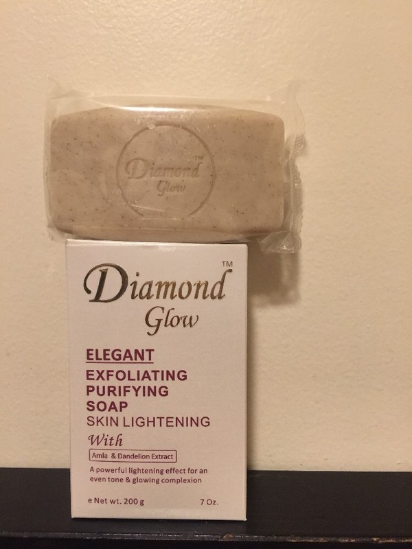 Diamond Glow Elegant Exfoliating Purifying Soap . FAST SHIPPING
