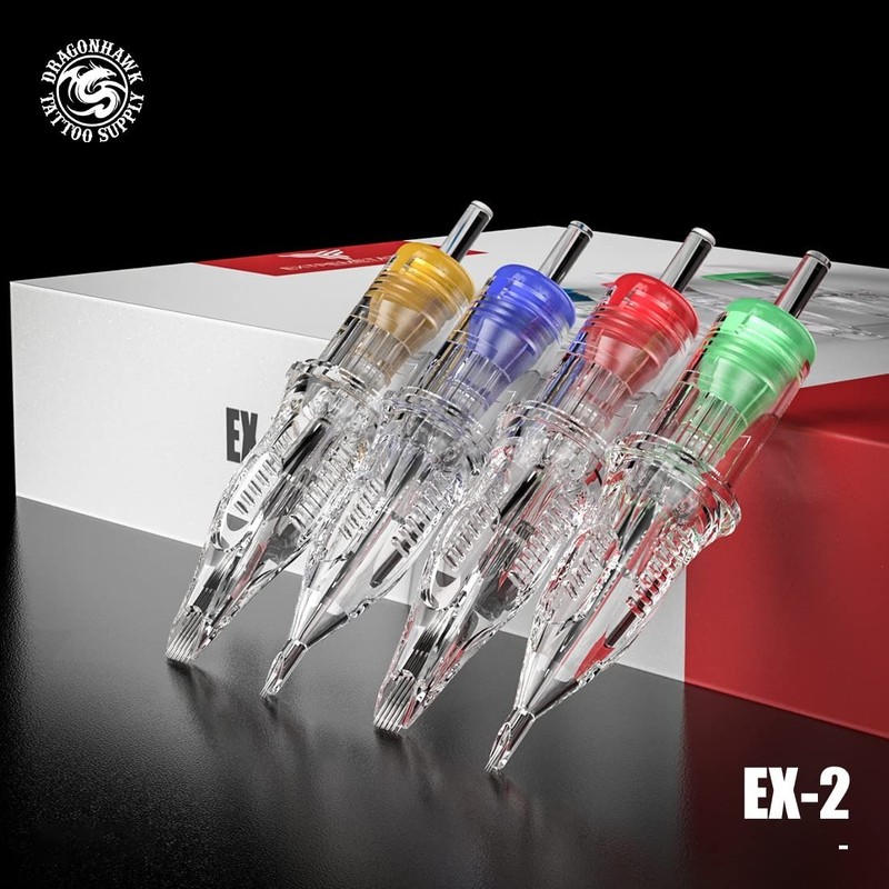 Dragonhawk Extreme Tattoo 50Pcs Cartridges Needles Mixed Sizes 1003RL 1005RL ... gallery