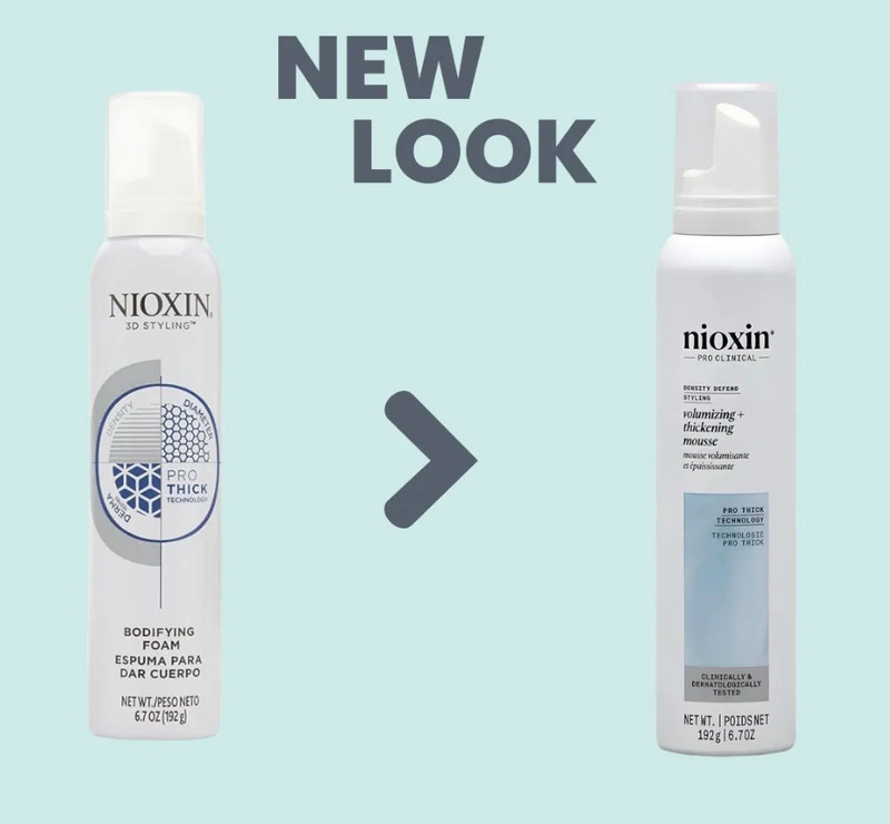 Nioxin Pro Clinical Volumizing + Thickening Mousse 6.7oz New packaging