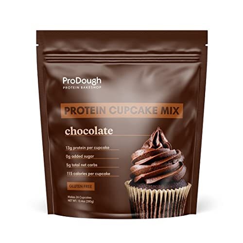 ProDough High Protein- Gluten Free Cupcake Mix Low Carb 13g of Protein per Cu…