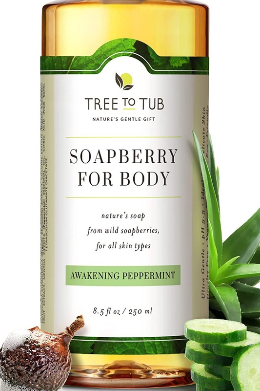 Tree To Tub Peppermint Body Wash for Sensitive Skin & Dry Skin New