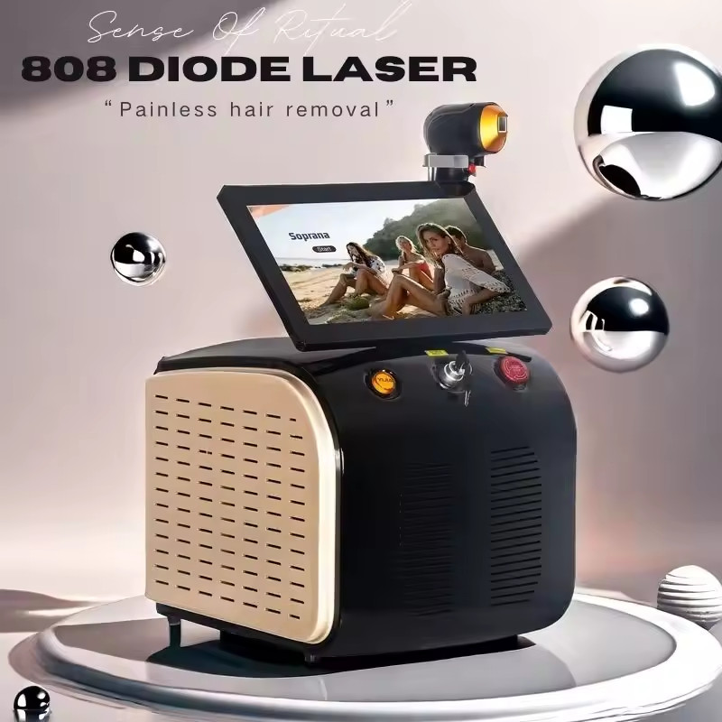 2026 Permanent Depilation Diode Laser Hair Removal Machine 755 808 1064nm