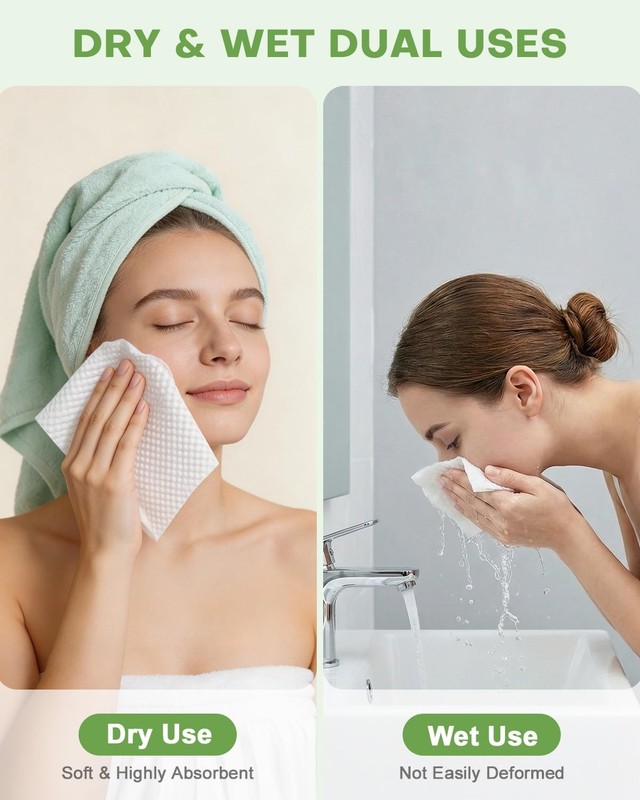 Fancyou Disposable Face Towels 75Gsm Thickened Face Towels Disposable Clean gallery
