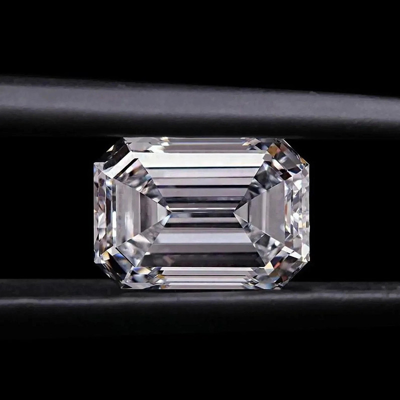 5 Ct Lab Grown CVD Diamond Loose – Emerald Cut D Color VVS1 Clarity Certified