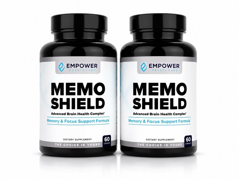 2 x MemoShield Brain Health Supplement: Memory & Focus Support NEW SEALED 07/27