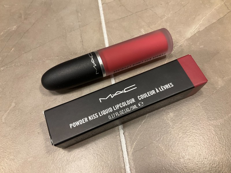 MAC- A Little Tamed- Powderkiss Liquid Lipcolour - 0.17 fl oz- New In Box gallery