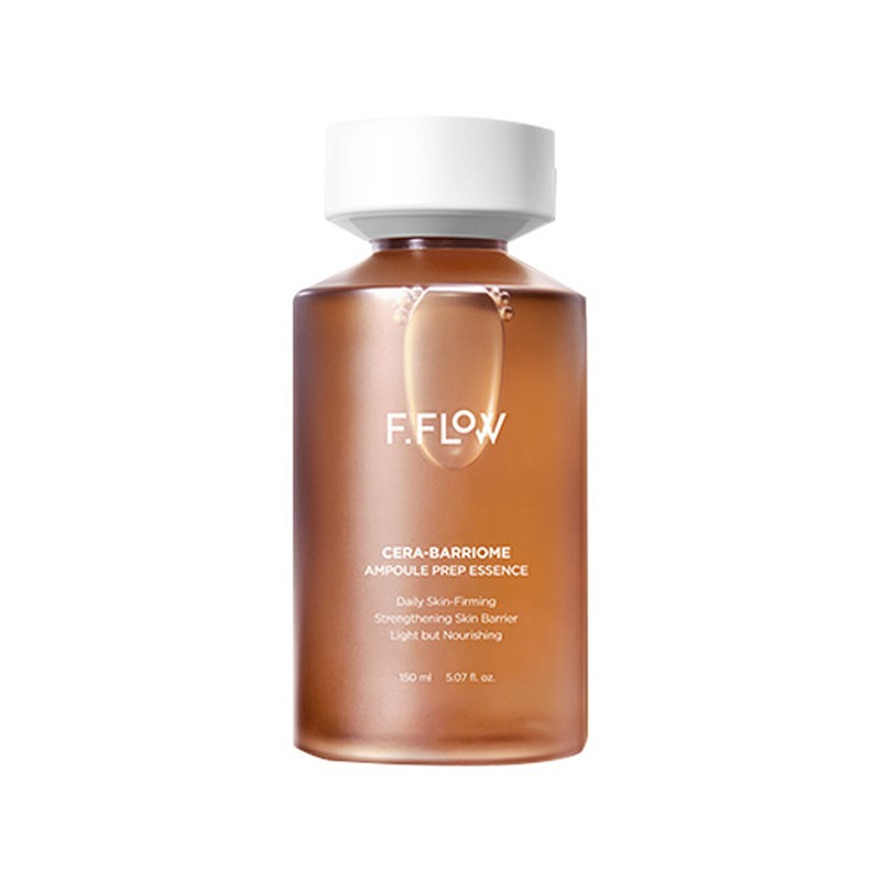 F.FLOW Cera-Barriome Ampoule Prep Essence 150ml Anti-aging Vegan K-Beauty