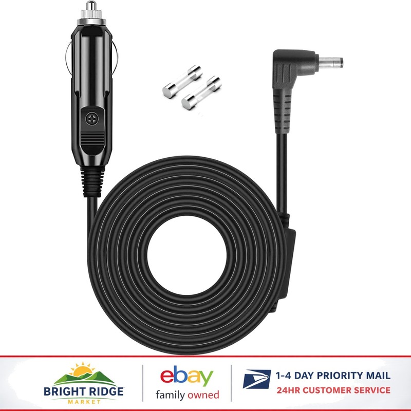 Car Charger for Portable Oxygen Concentrators, 24V DC Power Cord with Protection