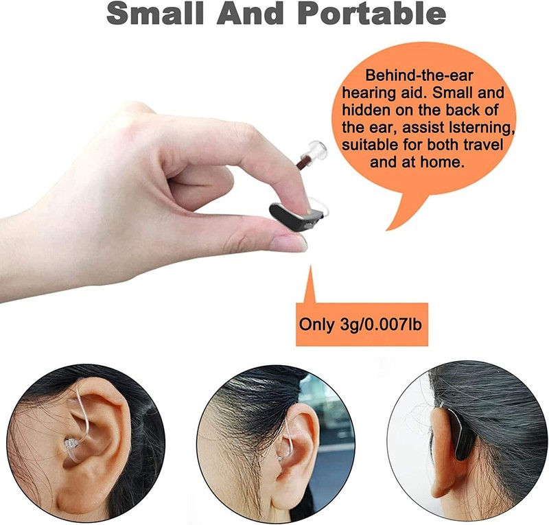 NANO Style Hearing Amp Digital Single Unit Fits Both Ears (1) gallery