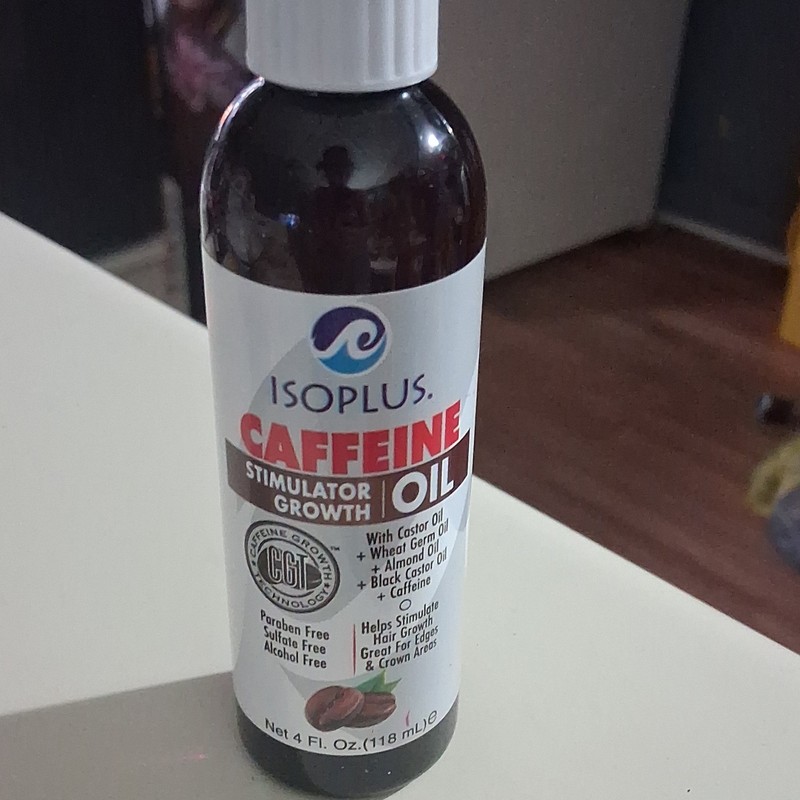 ISOPLUS Caffeine Stimulator Growth Oil Paraben/Sulfate/Alcohol Free 4 fl oz